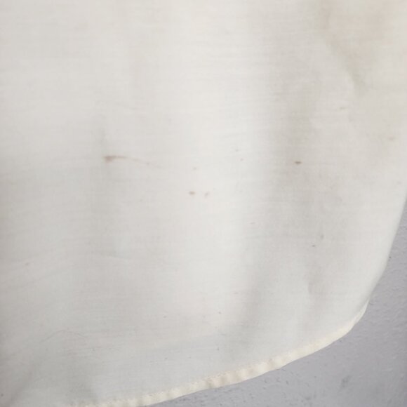 1970s Pierre Cardin Garcon Vintage Dress Shirt in Ivory Size L - Picture 8 of 10